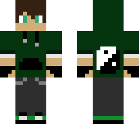 timeglitch (green hoodie) (green shoes) (hood on)