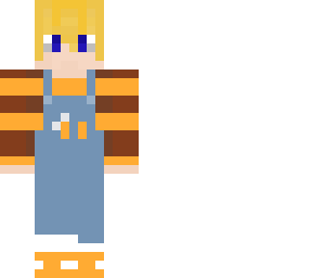 an unfinished tubbo skin