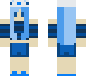 axolotl girl (ocean skin)