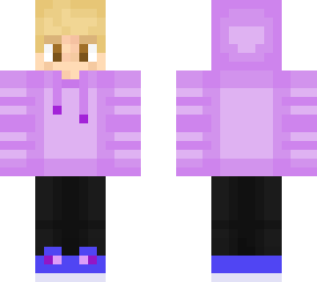 blonde boy in purple hoodie (remake)