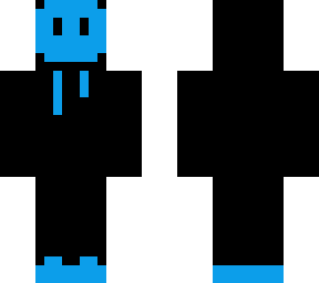 blue and black