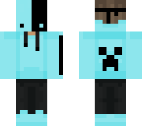 blue and black masked