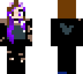 blue galaxy kitty halloween skin! free to use