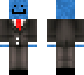blue man dude in a suit
