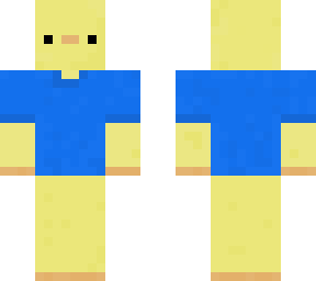 duck with blue shirt