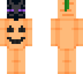 enderman in pumpkin onesie