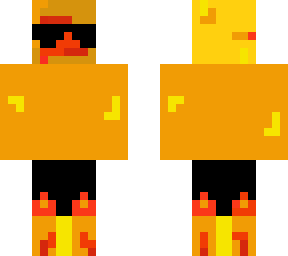 fire slime summer skin