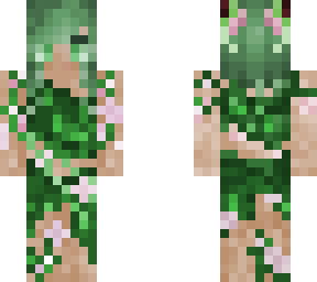 forest girl flower deer