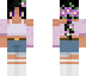 girl flowers lilac