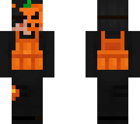 halloween boy with pumpkin mask