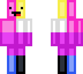 nonbiney and bi***ual derp pride flag
