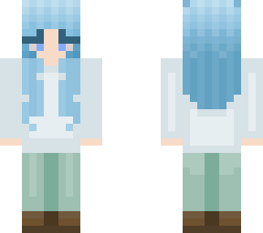 plain blue