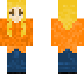 pumpkin girl- skintober day 4