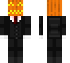 pumpkin in suit