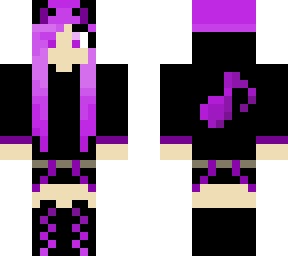 purple music girl