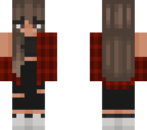 red fall flannel
