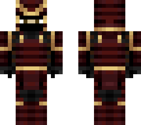 samurai con diferente cara