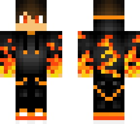 skin: fire boy chinese dragon / chico fuego dragn chino