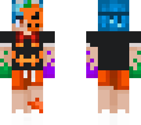 skin para angelstax - mscara hallowen - efecto de fuego - by irbok