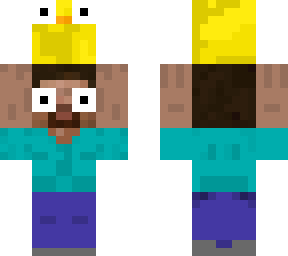 steve carrying chick