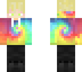 tie die blond boy by putset | remake