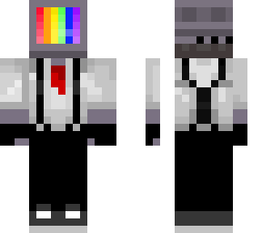 tv boy but with no face