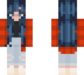 updated red flanel egirl