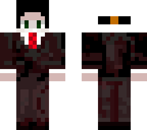 white creature wearing suit boy mask