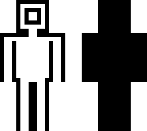 white man in the dark