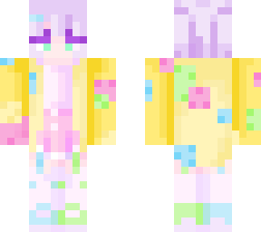 yellow patchwork cardigan <3