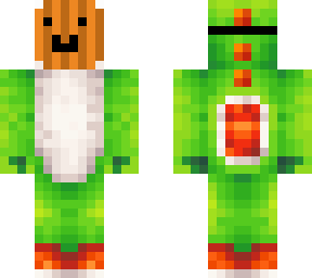 yoshi with halloween mask