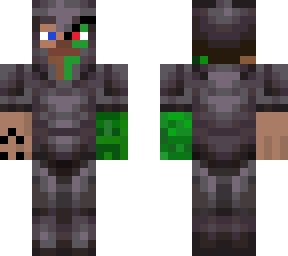 zomby steve with nethherite armor