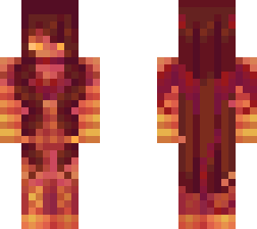 -+ autumn demon // skintober +-