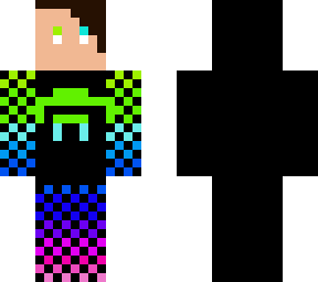 (rainbow) and (black)