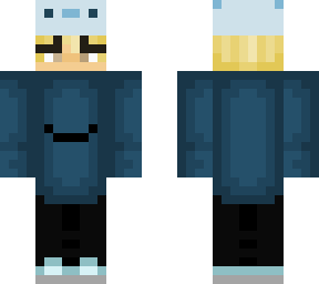 axolotl hat - blue