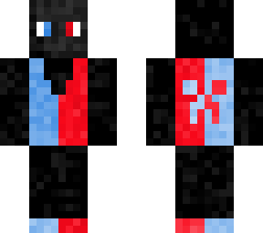 blue and red