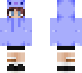 blue axolotl hoodie- short hair ---   request