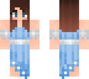 blue dress