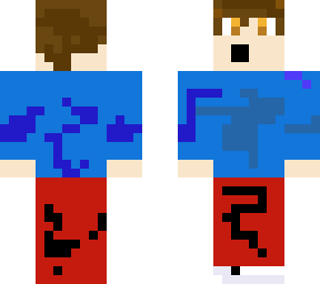 blue long sleeve boy