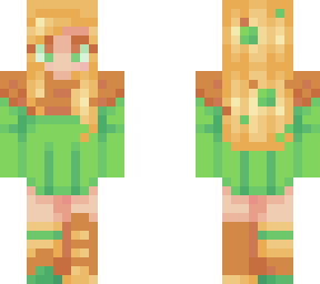 caramel apple - skintober day 6