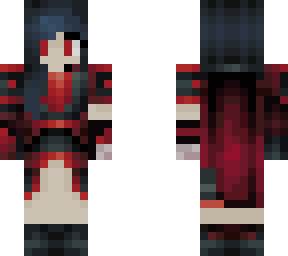dark warrior girl (red - vampire)