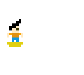 goku en su nube