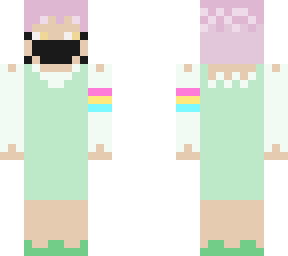 green dress pan girl