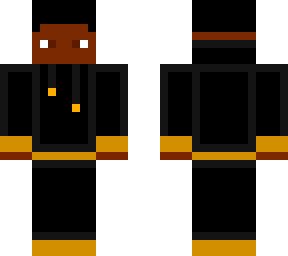 j skin- black and yellow hoodie
