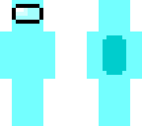 light blue amogus