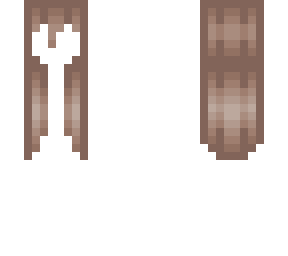 long brown hair base. (free to use without credit)
