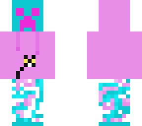 my minecraft creeper with my new hoodie