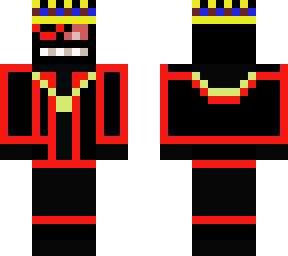 neonredstick with crown and chain