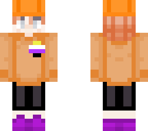 non-binary redhead (halloween)