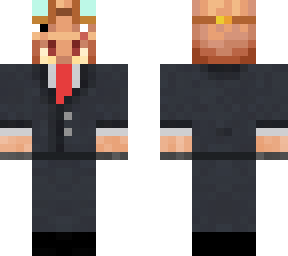 piglin with suit and tie